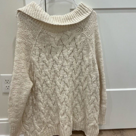 Free People Cream Cable Knit Sweater - Picture 6 of 8